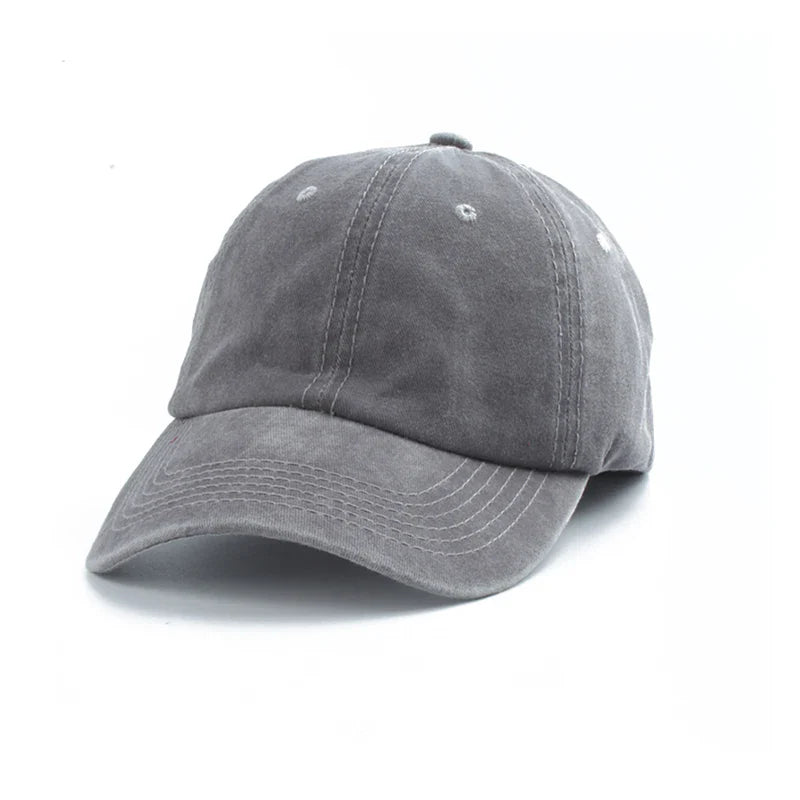 Classic Cotton Baseball Caps for Kids and Adults