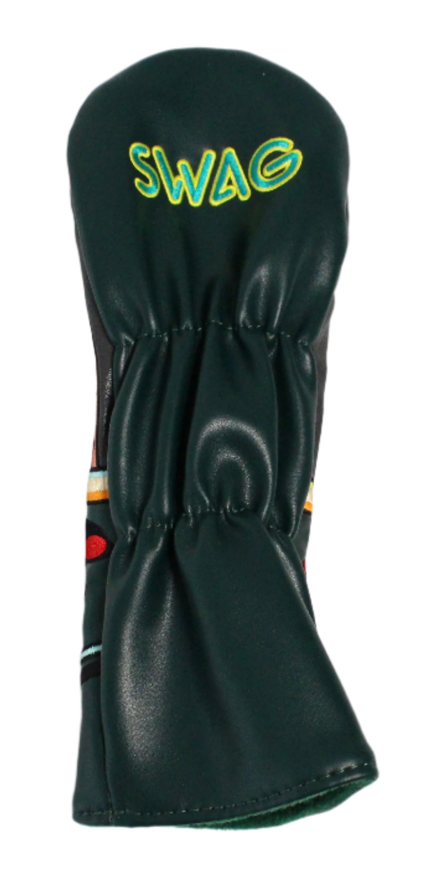 Swag Golf - Neon Green/Yellow "Game Over" Stacked Skulls Fairway Wood Headcover *opened, no bag*