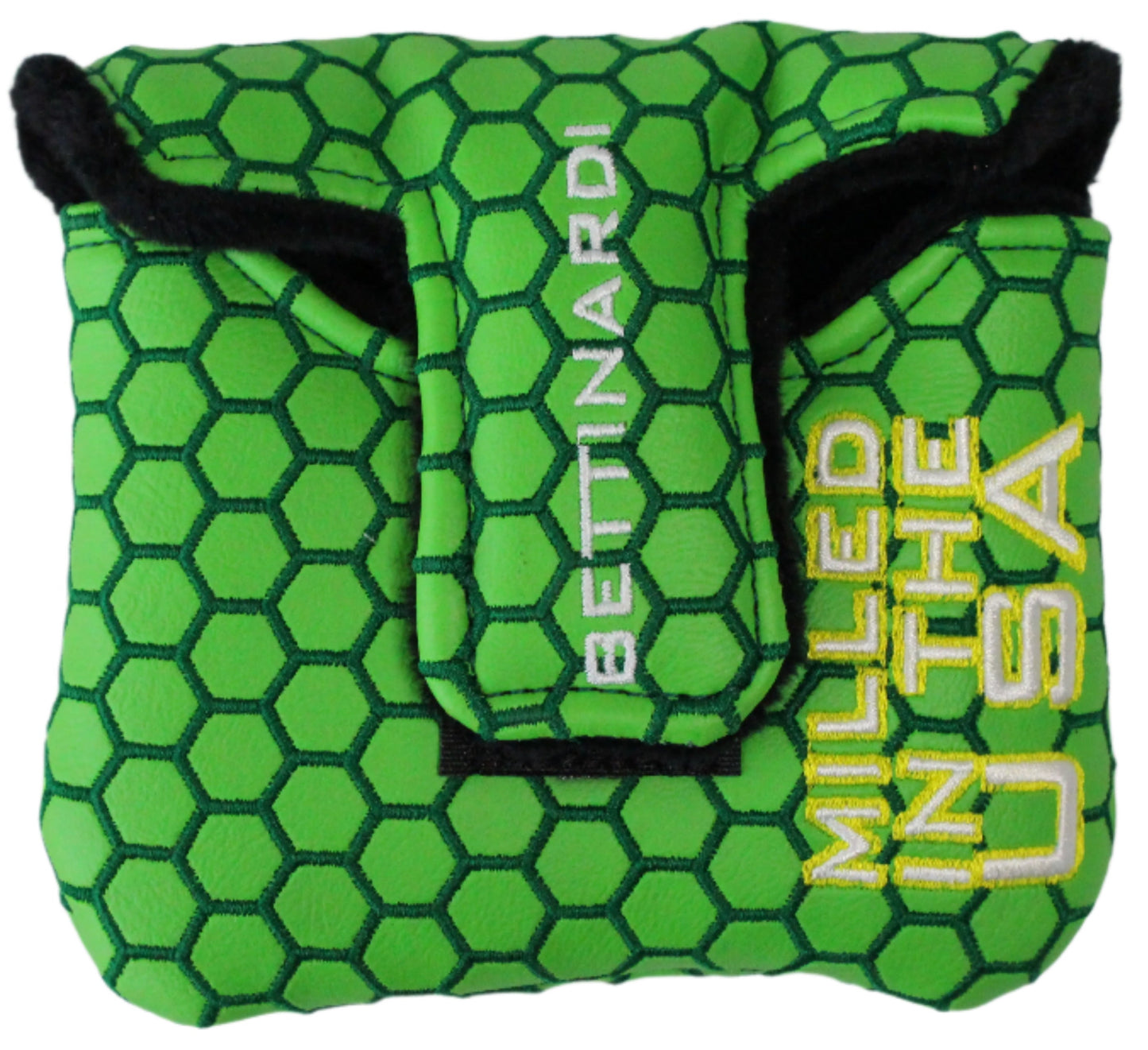 Bettinardi - 2022 Jumbo Hex B Specialty Run Mid-Sqaure Mallet Putter Headcover Green/Yellow/White