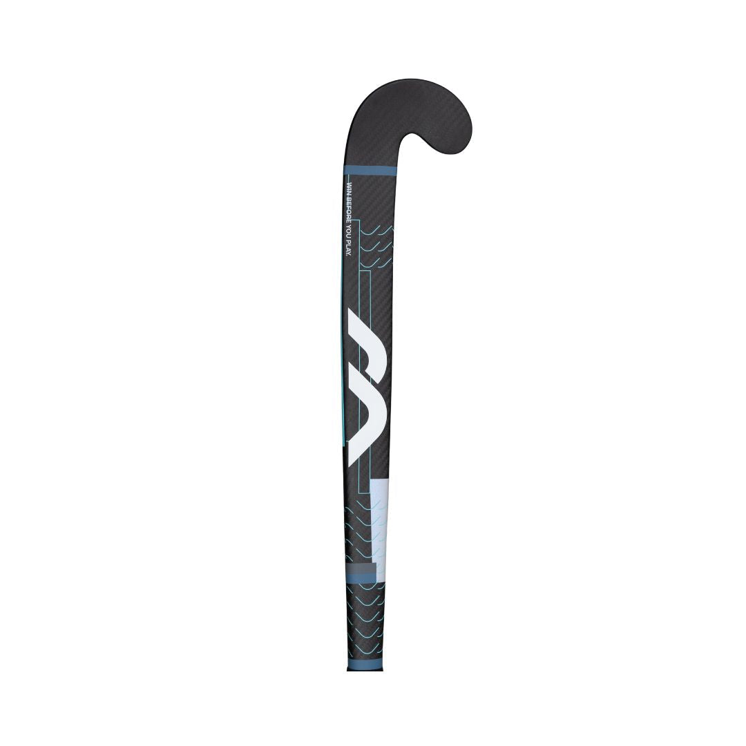 Mercian Evolution CKF75i Indoor Hockey Stick – Silver Carbon/Aqua