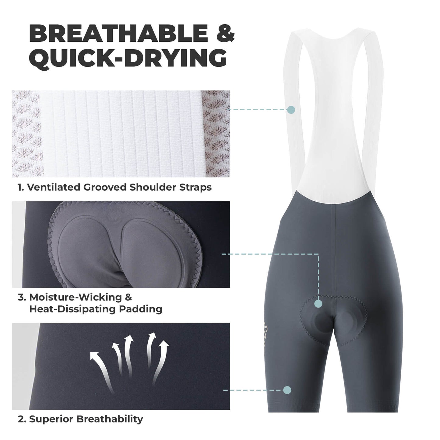 DOLOMITI Pads Men¡¯s Cycling Bib Shorts