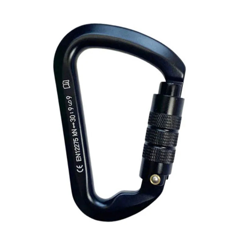 30kN High-Strength Aluminum Carabiner for Rock Climbing