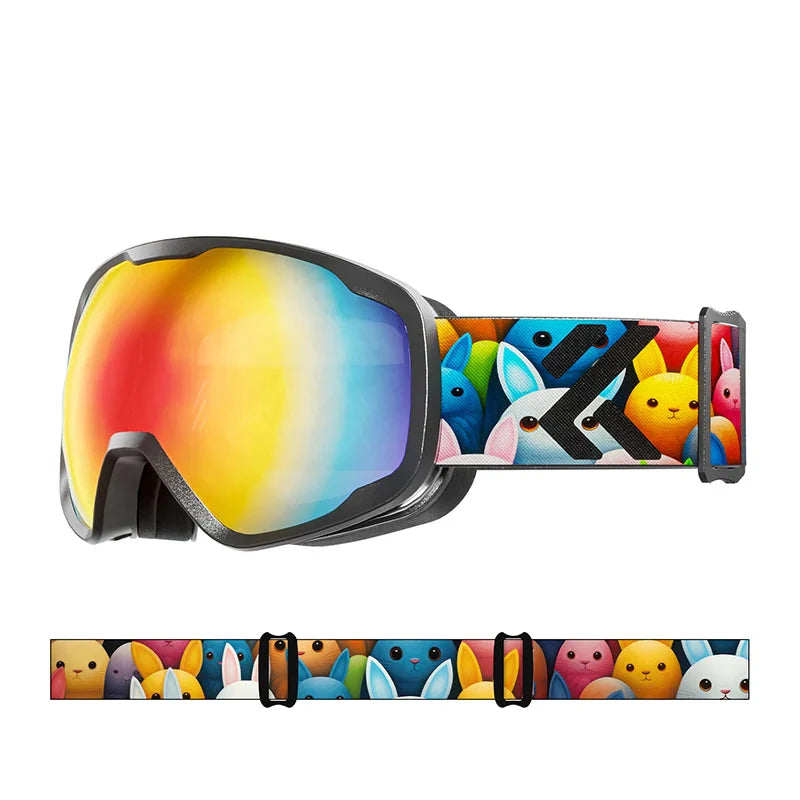 Clear Vision on the Slopes Kapvoe Kids Ski Goggles