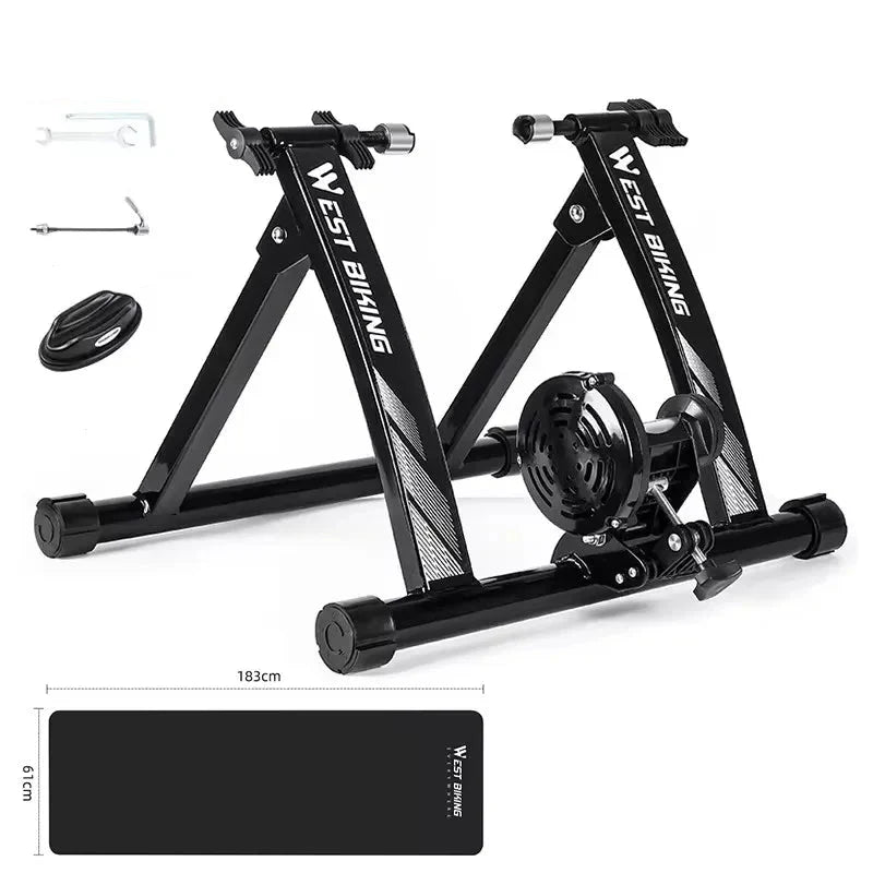 Level Up Your Indoor Cycling 6-Speed Magnetic Bike Trainer