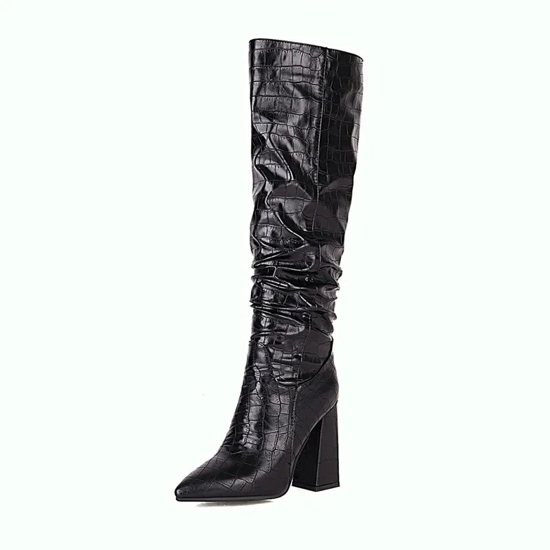 The Perfect Winter Boot: Knee High Cowboy Boots