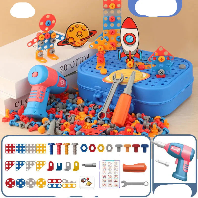 Pretend Play Power Tools with Dinosaur Theme