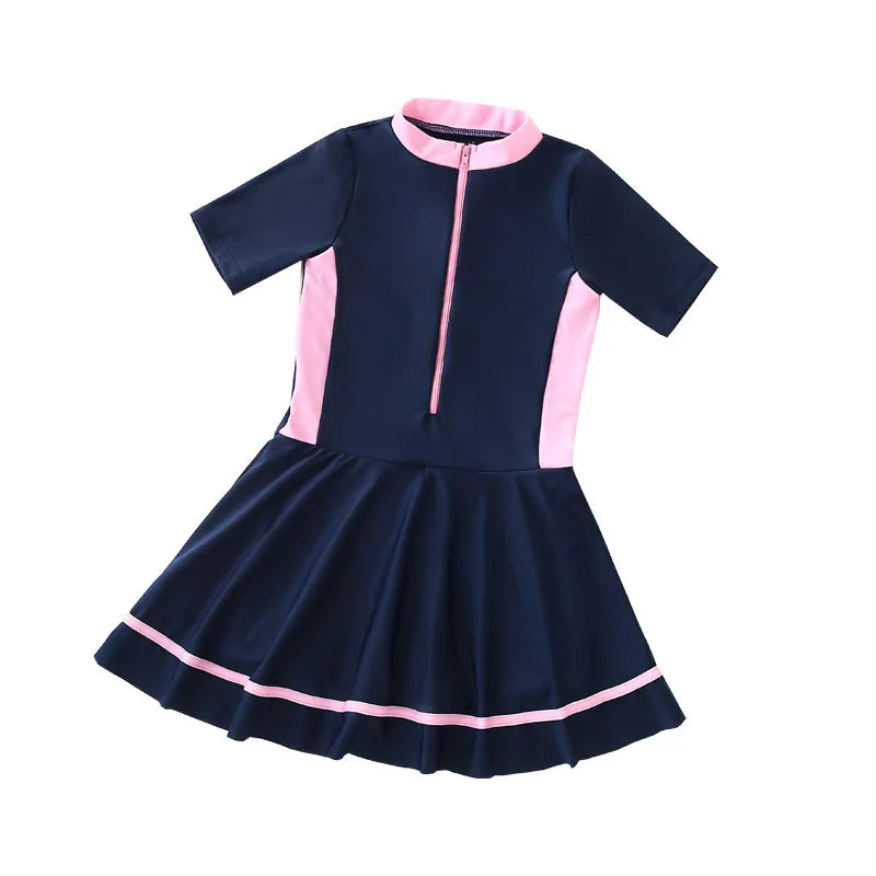 Girls' One Piece Swimsuits Sizes Medium and Large