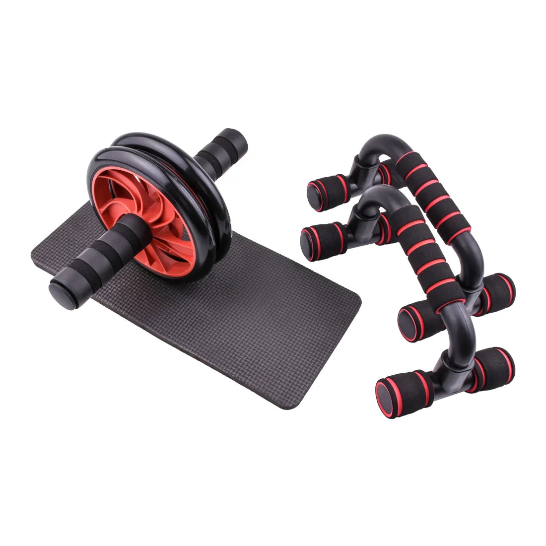 All in One Home Gym Ab Roller Jump Rope & Mat