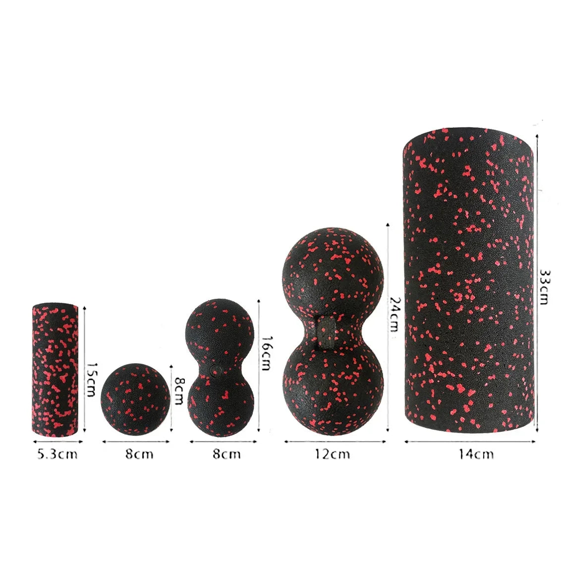 Yoga Foam Roller Set: Deep Tissue Massage & Muscle Recovery