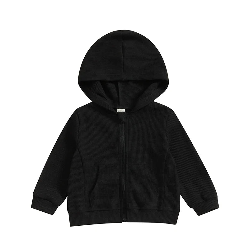 Hoodie Long Sleeve Hooded Zip Up Sweatshirt Jacket for Boys & Girls