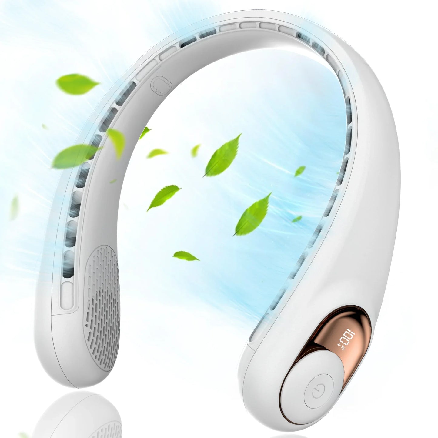 Foldable Neck Fan 3 Speeds Type C Charging