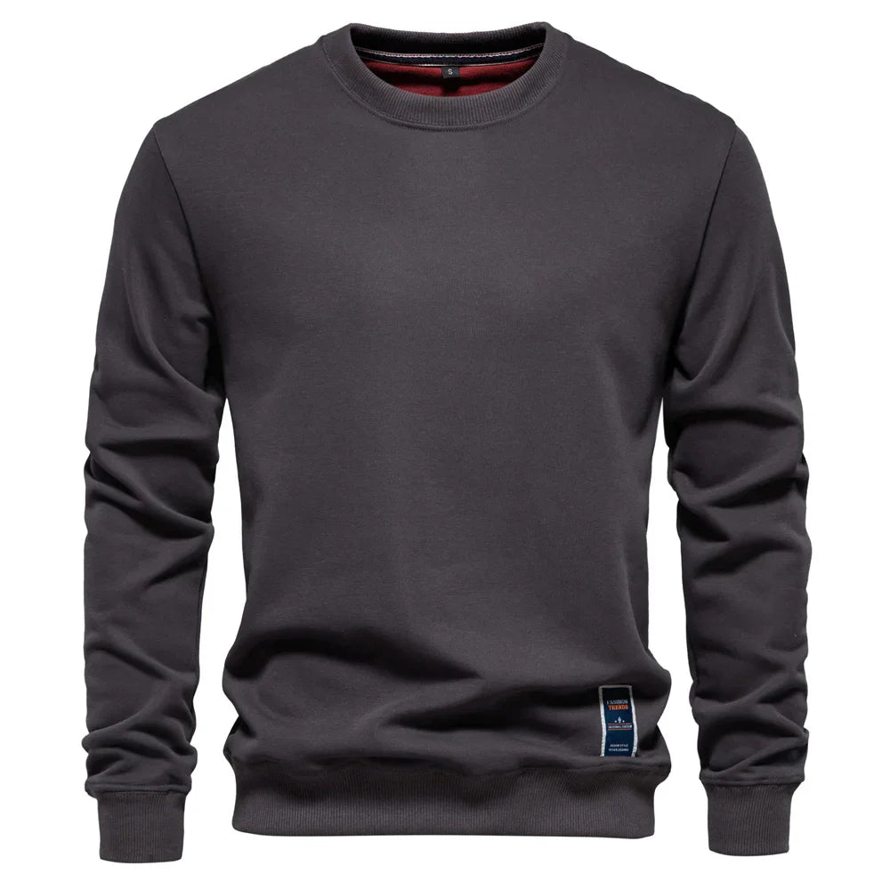 Men's Cotton Blend Crewneck Sweatshirt Casual and Comfortable