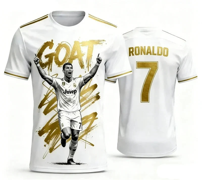 Ronaldo Quick-Dry Sport Jersey Men’s & Boys’ Summer T-Shirt