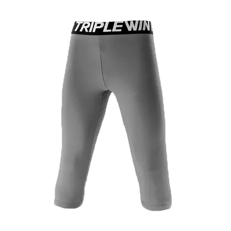Kids Boy Girl Capri Running Tights Pants