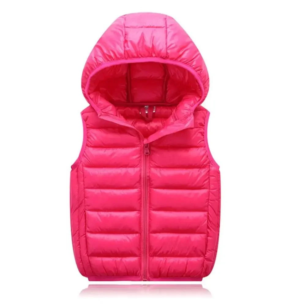 Winter Essentials Hooded Vests for Kids