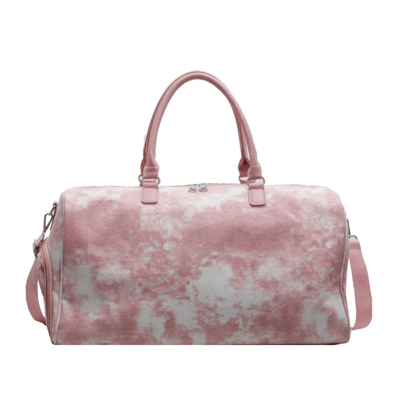 Travel Bag with Shoe Storage & Crossbody Versatility