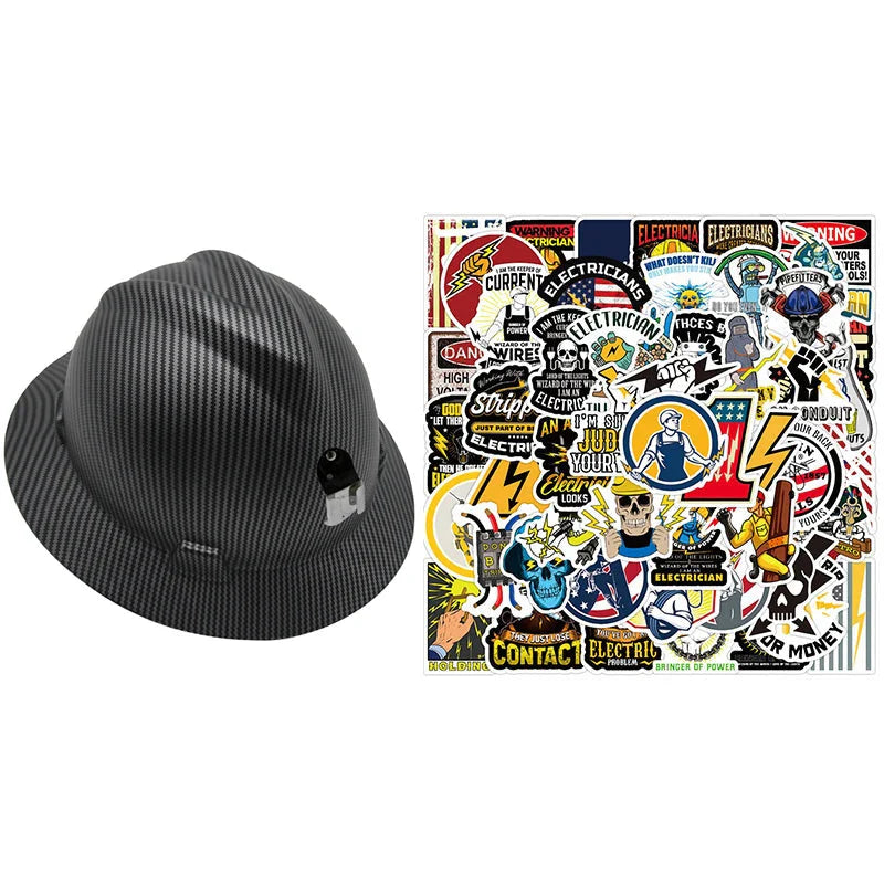 Superior Protection Carbon Fiber Safety Helmet