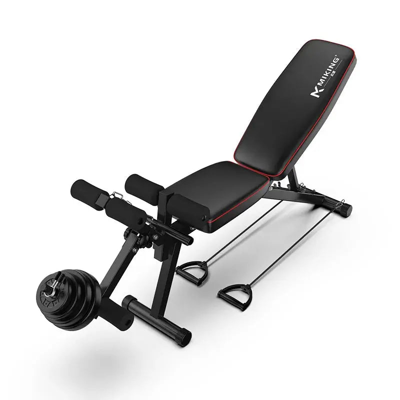 Adjustable Sit-Up and Weightlifting Bench