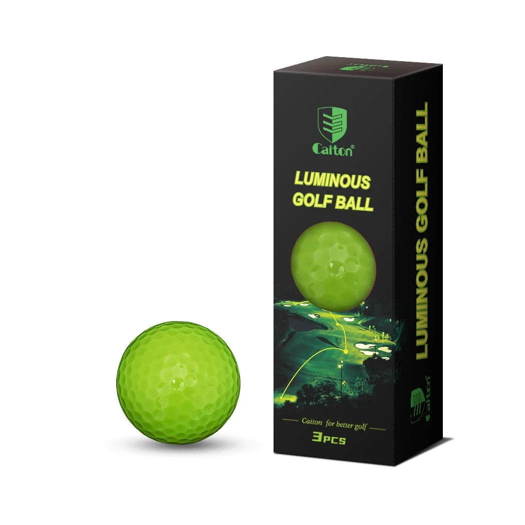 Caiton Glow Golf Balls: Long-Lasting Luminous for Night