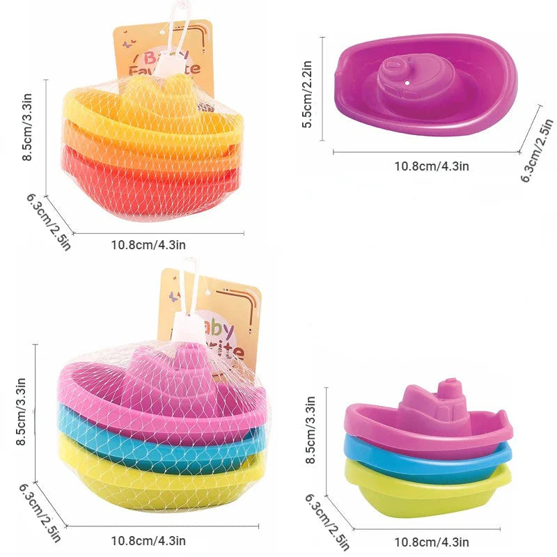 Learning Through Play Colorful Floating Ship for Kids