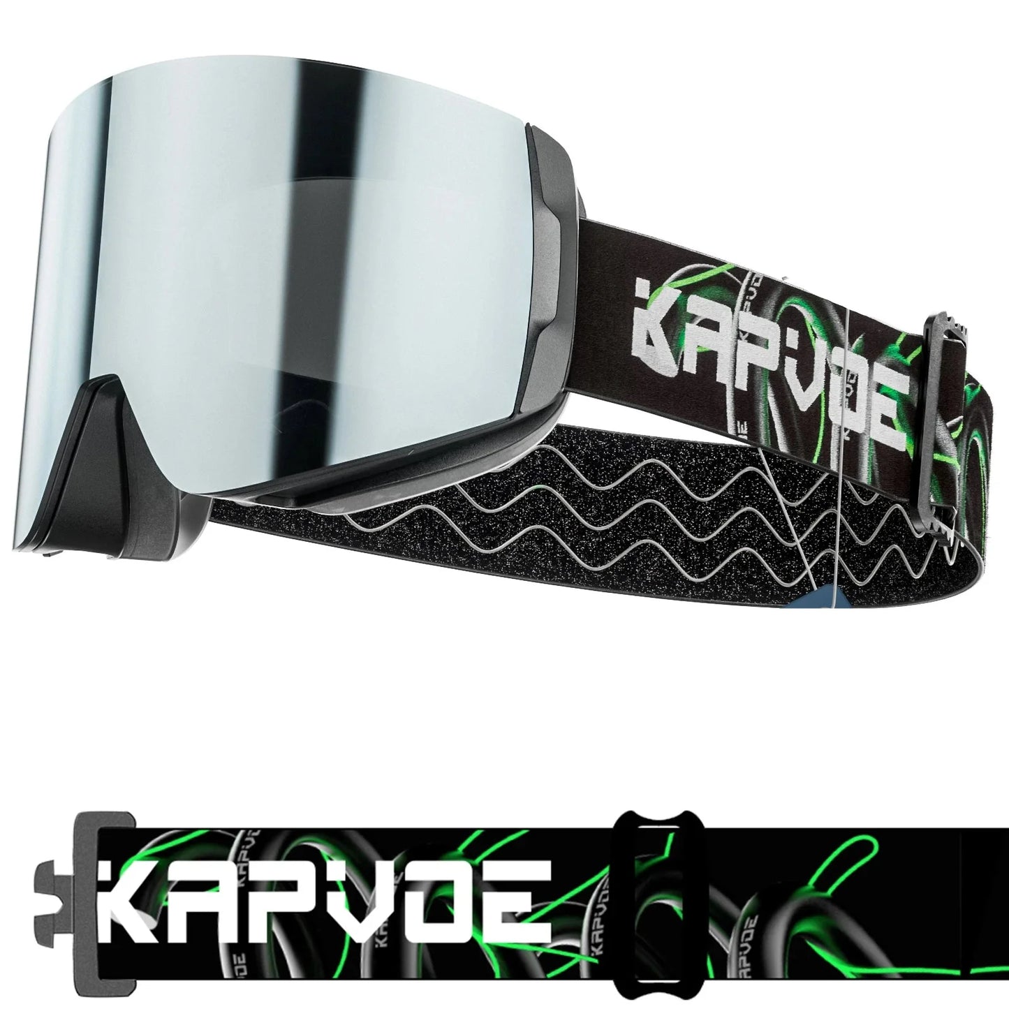 Ultimate Protection Magnetic Ski Goggles with OTG