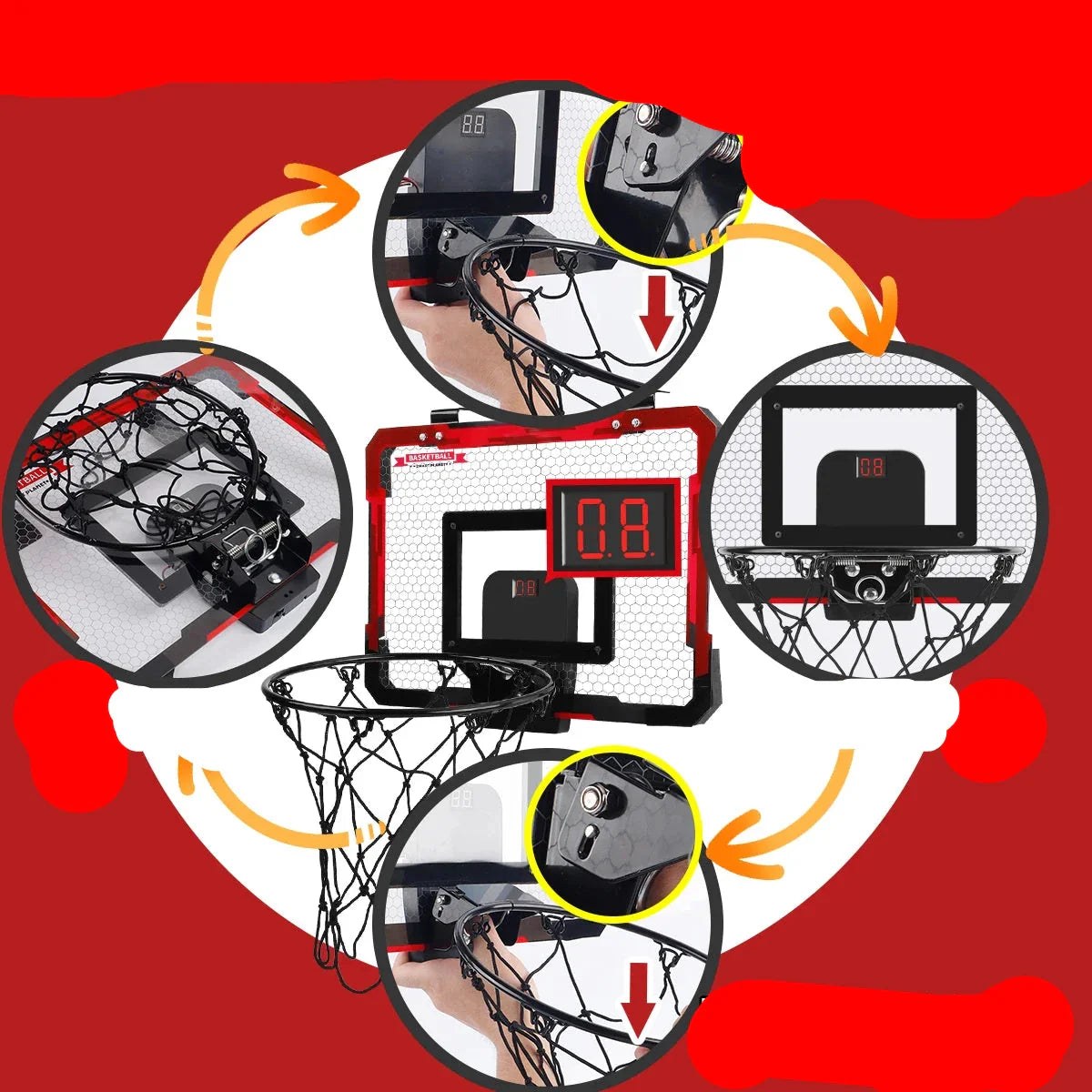 The Perfect Holiday Surprise Mini Basketball Hoop