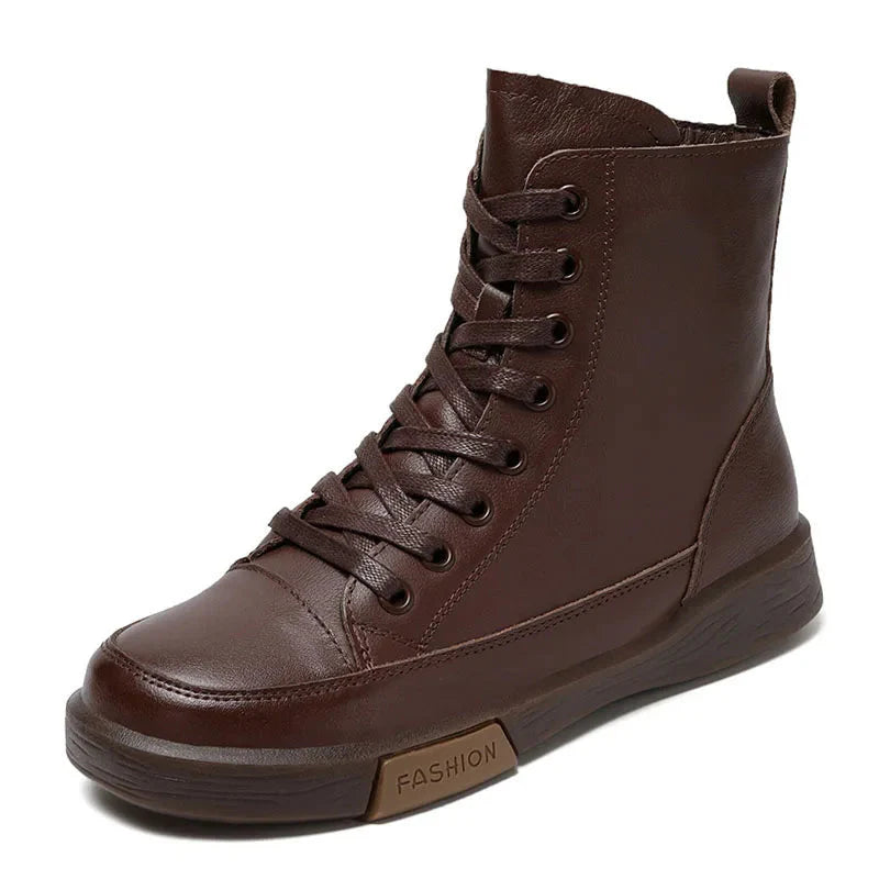 Crafted for Comfort DRKANOL Leather Ankle Boots
