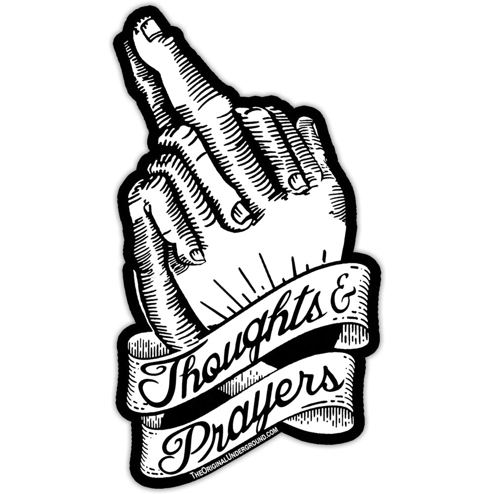 Thoughts and Prayers Flexible Magnet