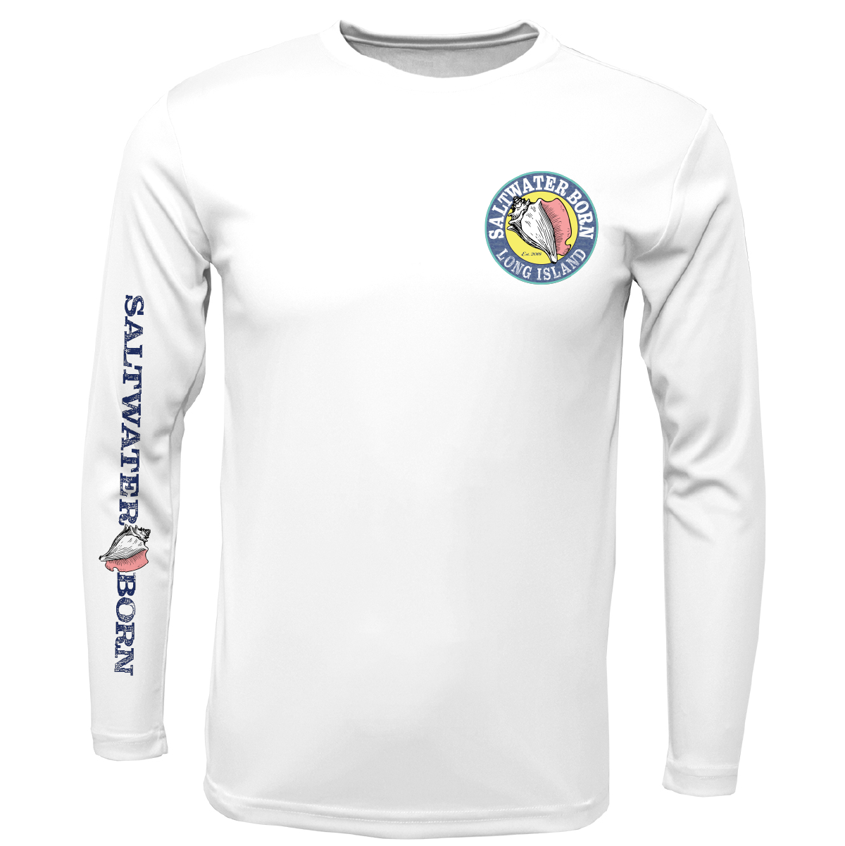 Long Island, NY Lighthouse Men's Long Sleeve UPF 50+ Dry-Fit Shirt