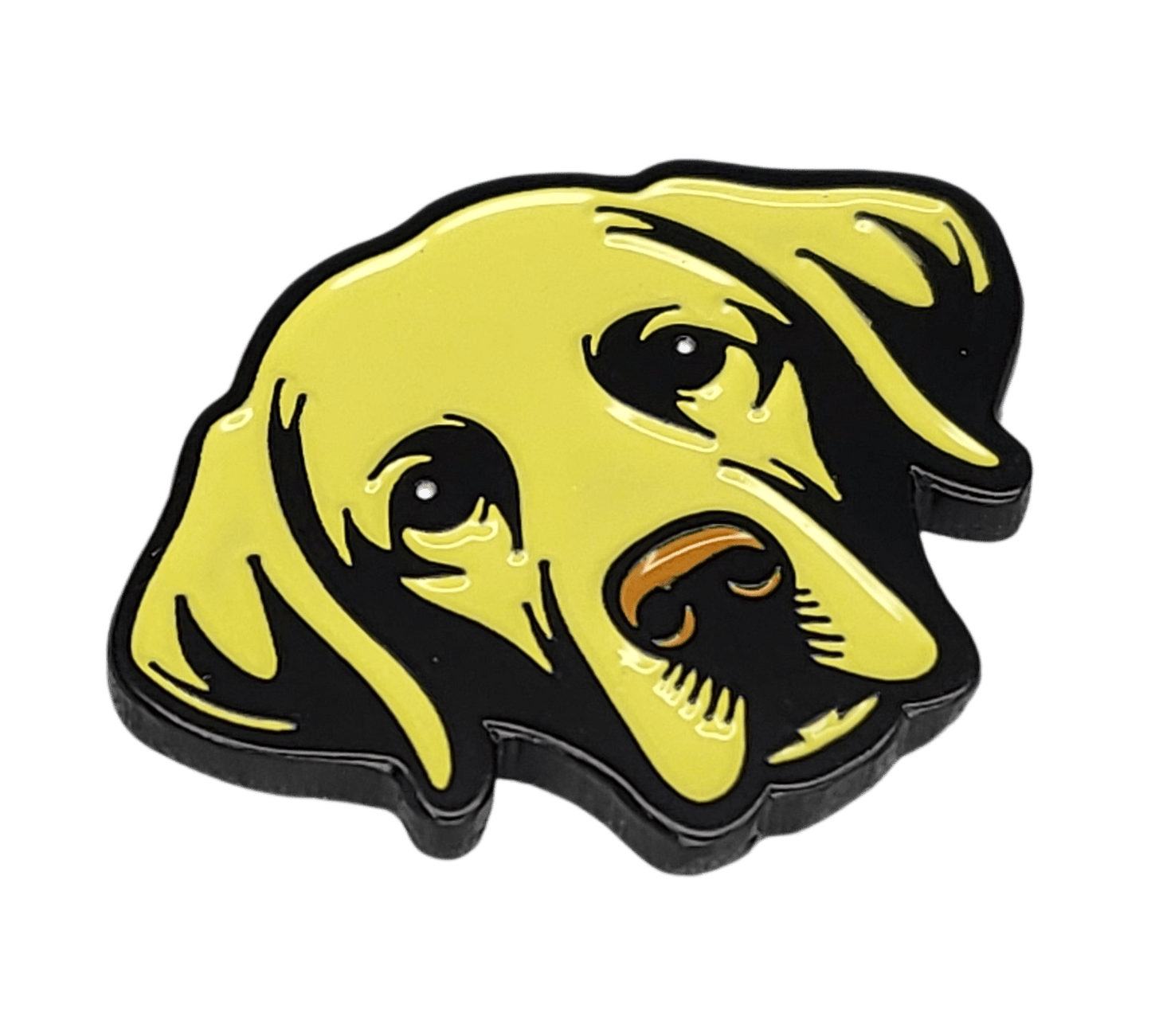 Yellow Labrador Retriever Golf Ball Marker with Hat Clip