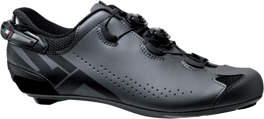 SIDI Shot 2S Road Shoes - Men's Anthracite/Black 43.5