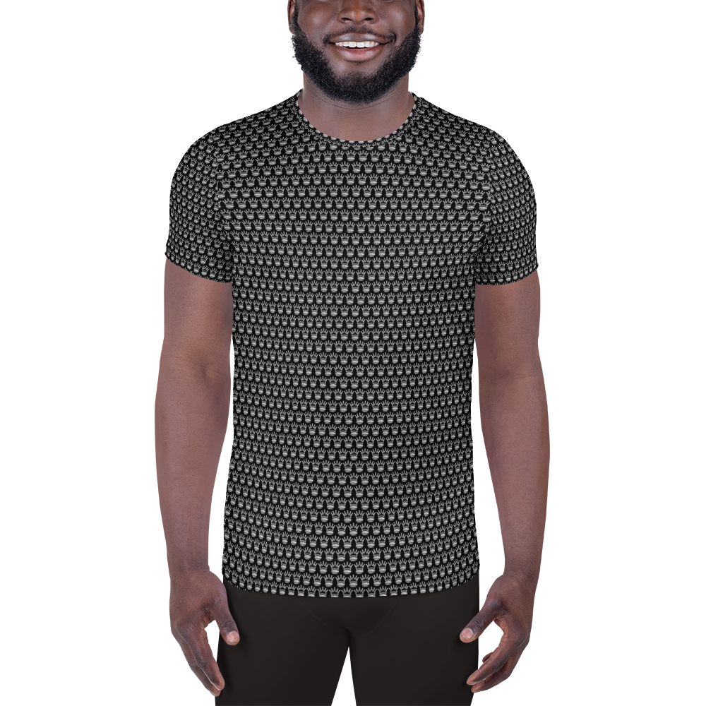 Men's Corona Pattern Shirt (Black)