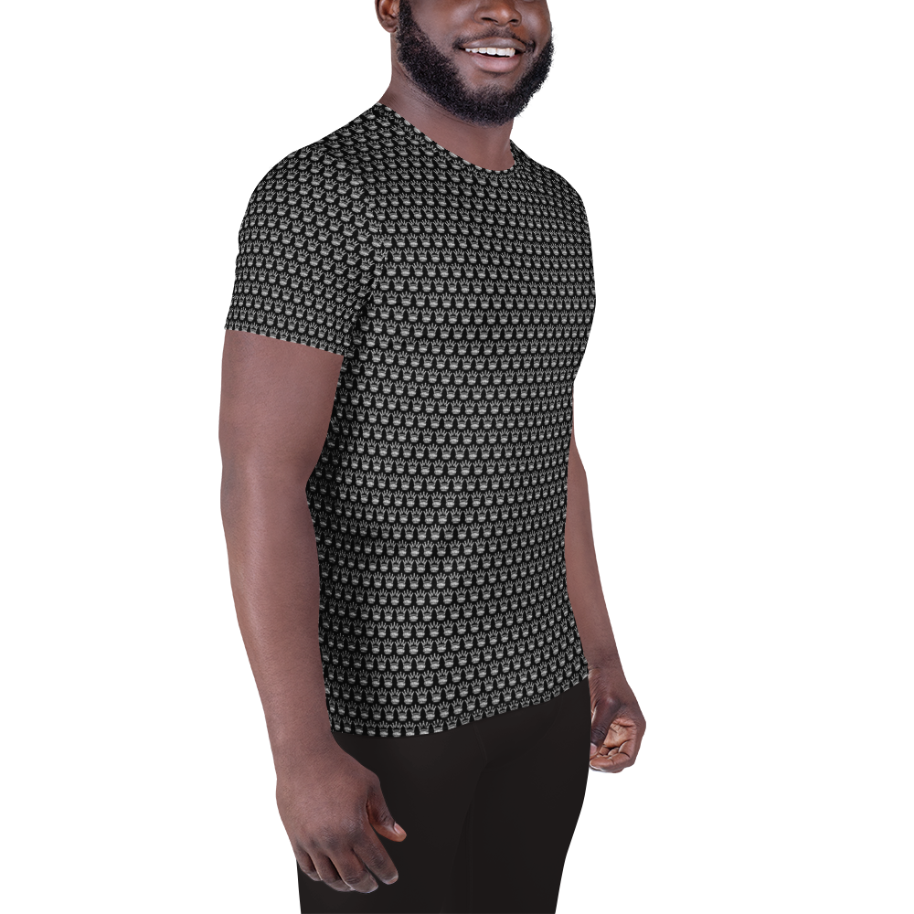 Men's Corona Pattern Shirt (Black)