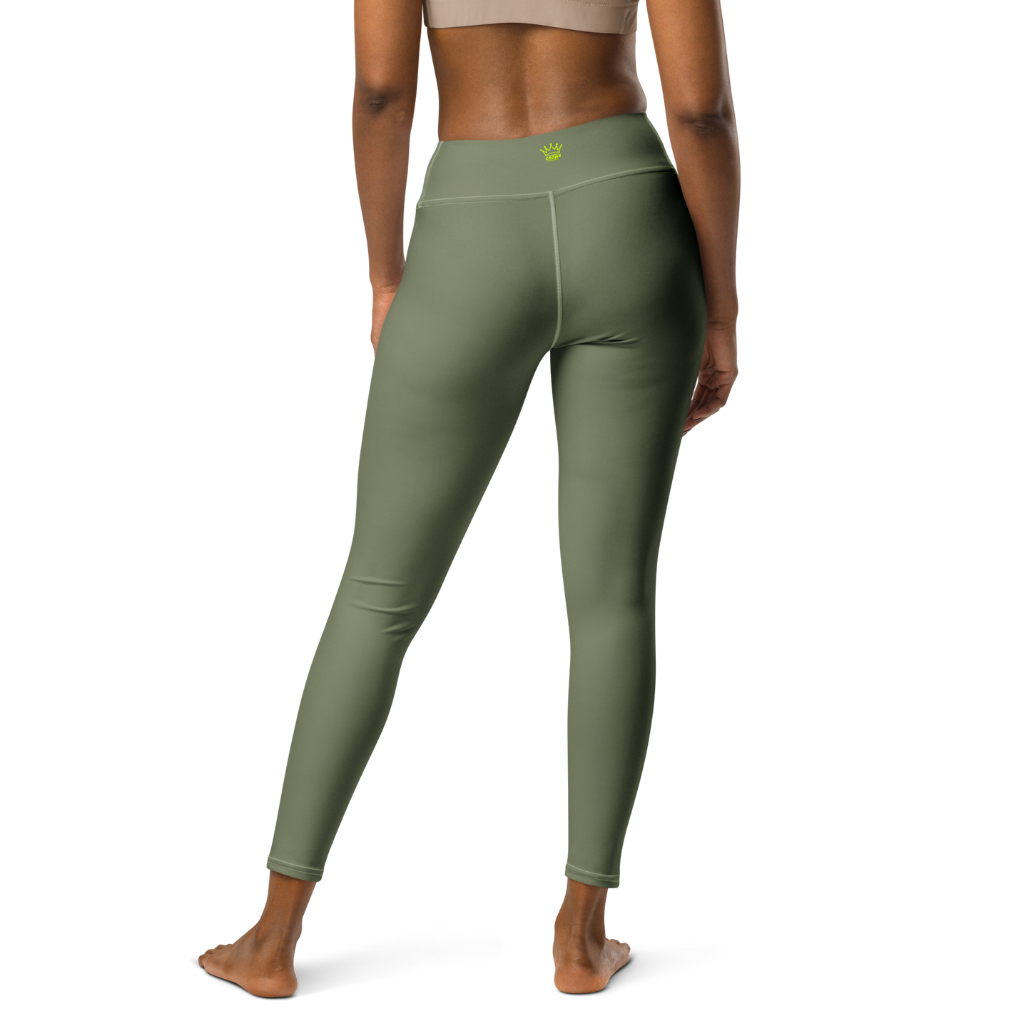 CROWN PICKLEBALL - High-performance Leggings (Olive)