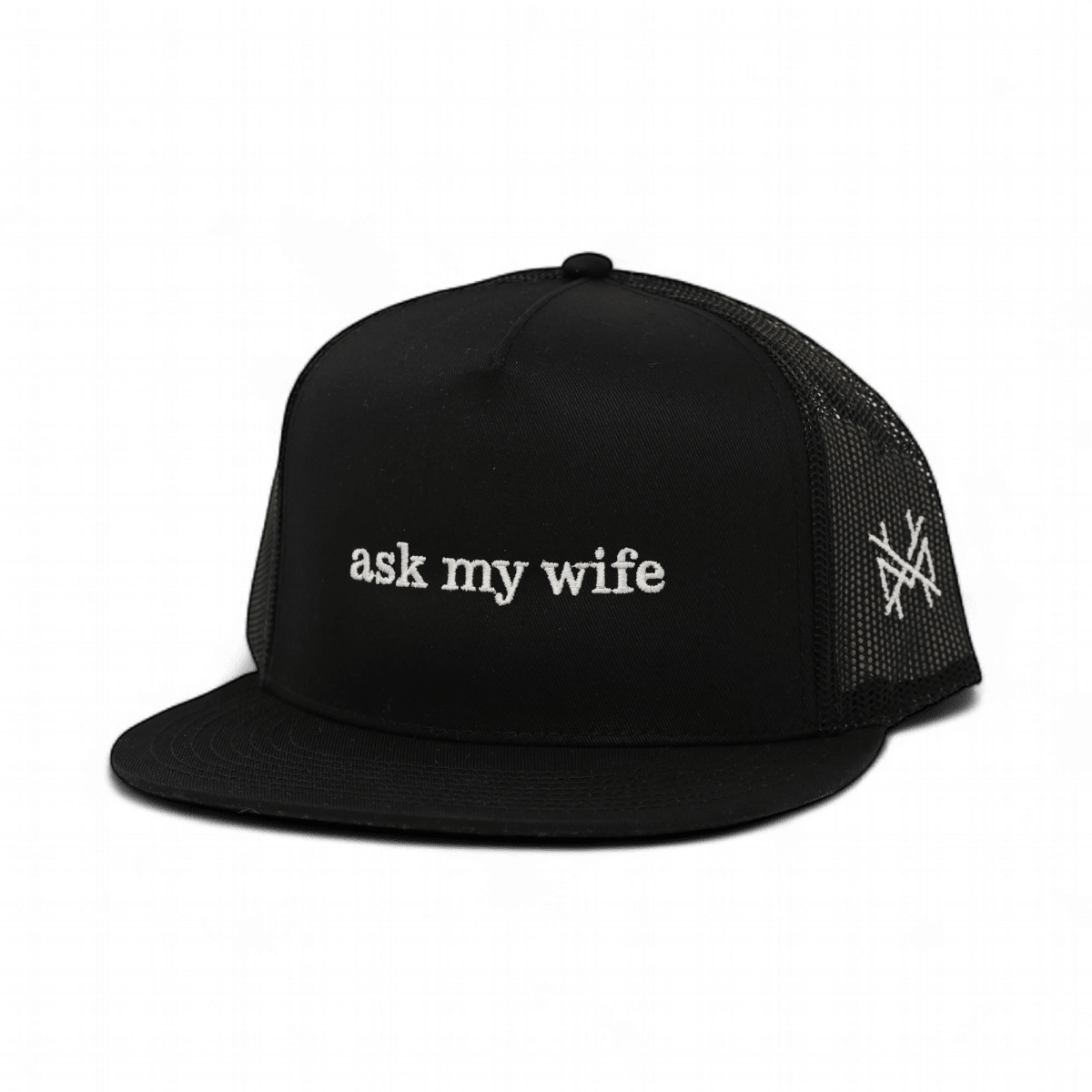 Ask My Wife Snapback Hat