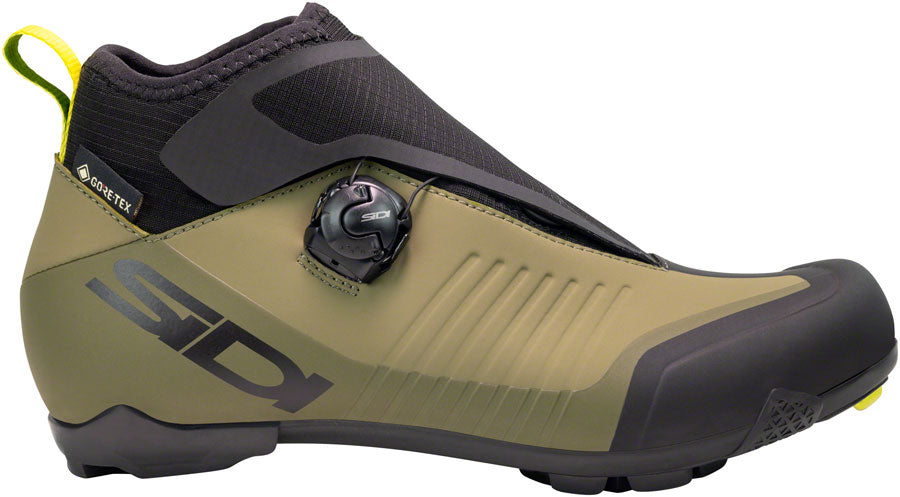 SIDI Hiemx Cycling Boot - Black/Green Olive 41 Millennium Fit