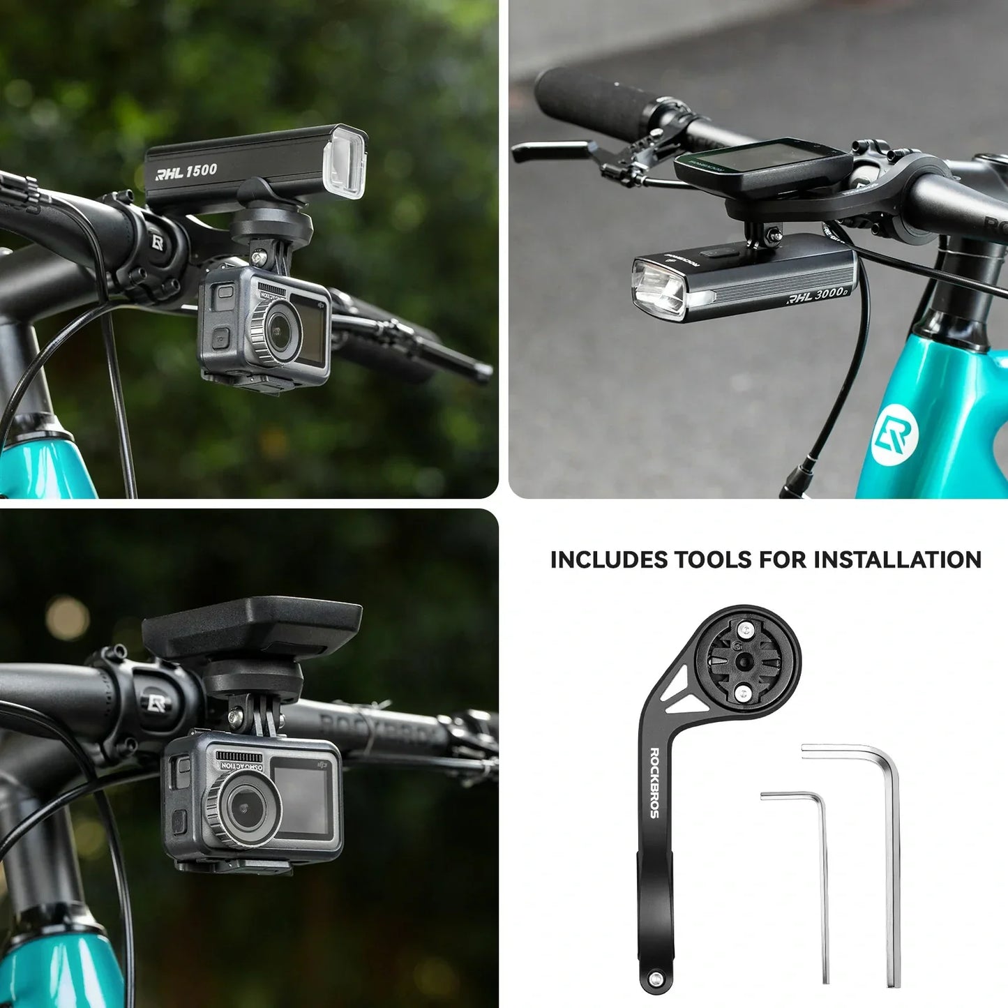 Bike Computer Mount Compatible with GPS Devices