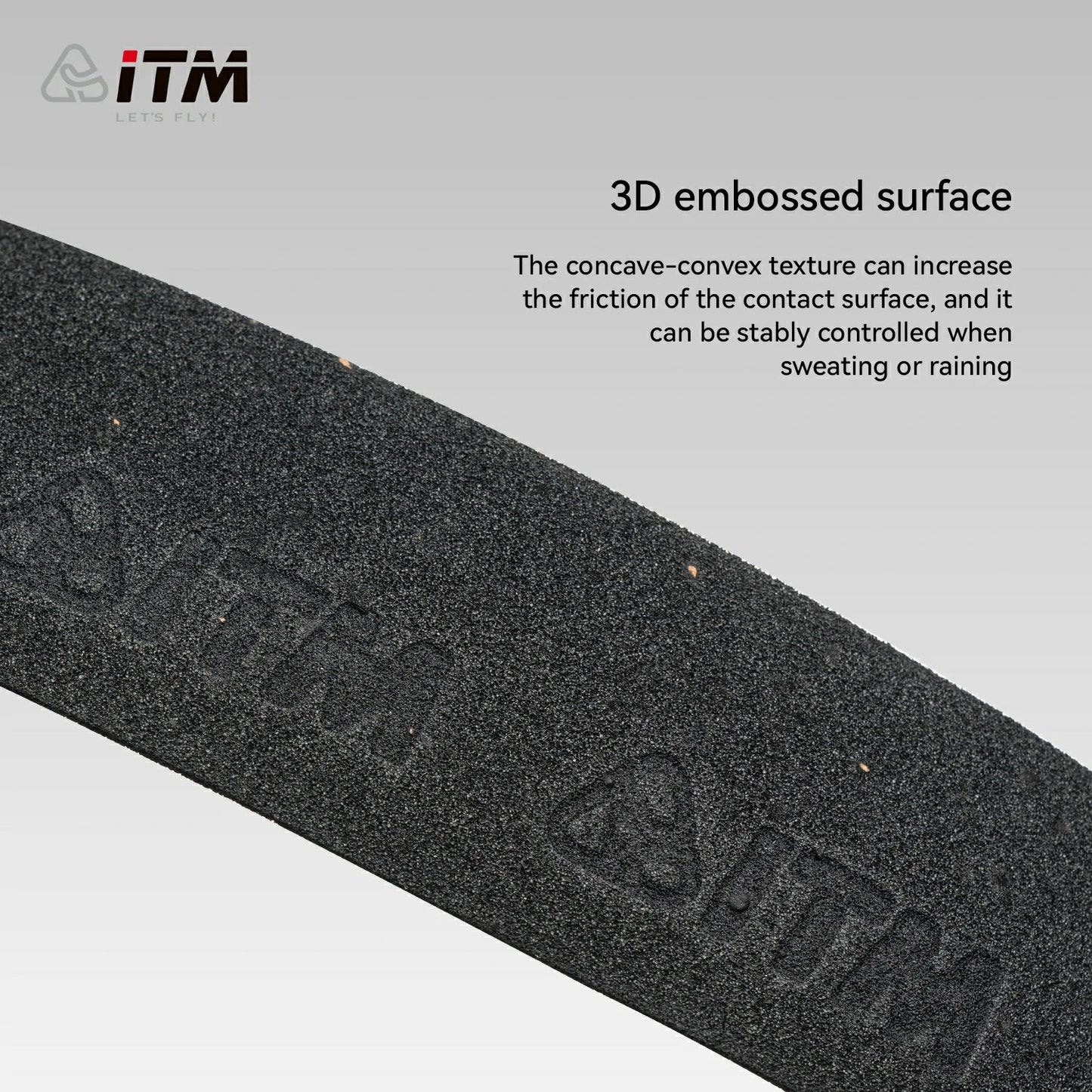 ITM Cork-EVA Road Bike Handlebar Tape – 2.5mm 3D Grip 2 Rolls