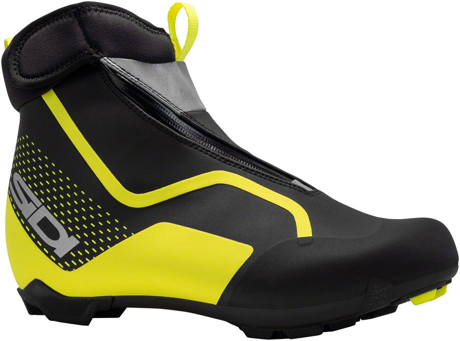 SIDI Algor Primaloft Cycling Boots - BLK/YLW Fluorescent Size 49 Millennium Fit