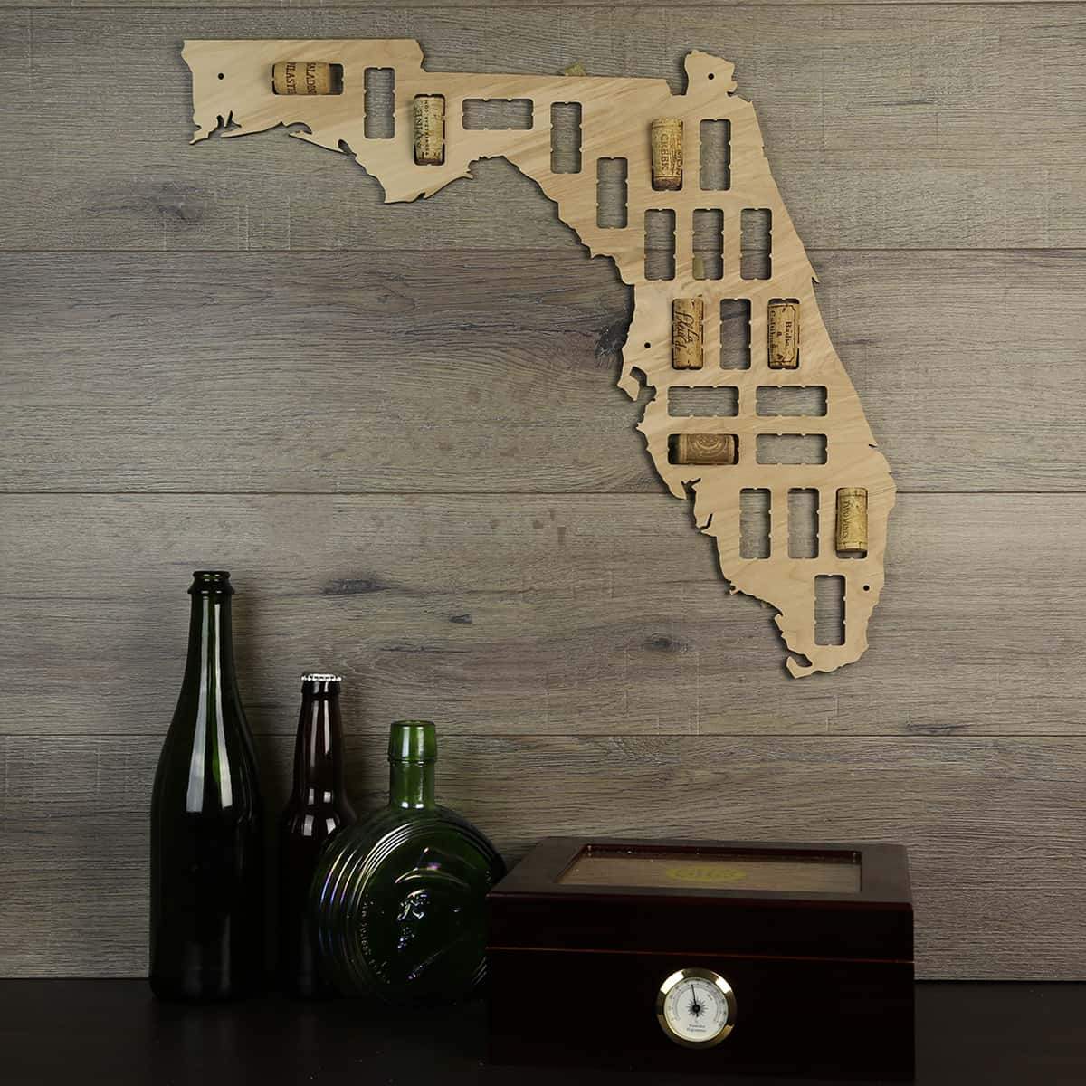 Florida Wine Cork Map