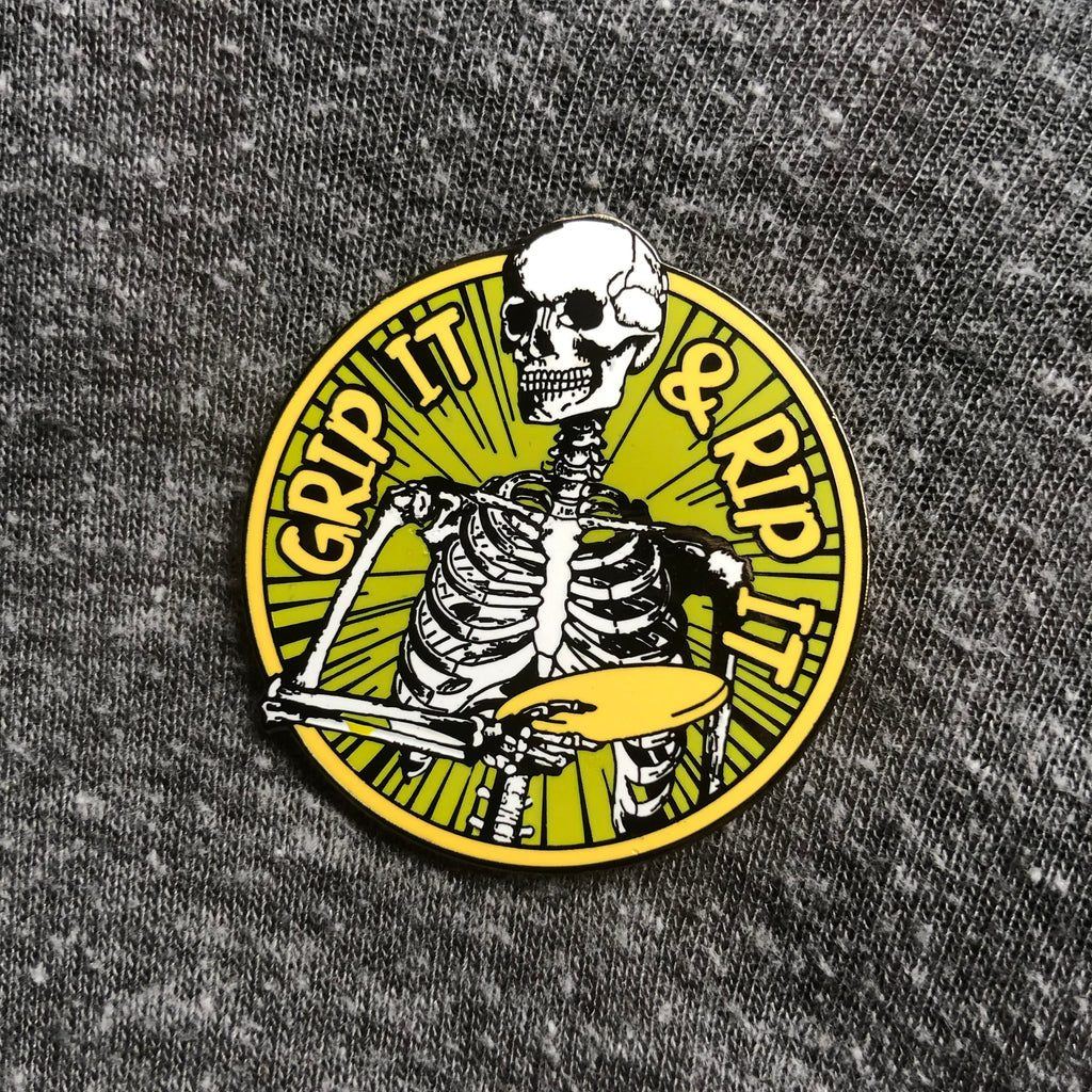 Grip It & Rip It Pin - Locking Metal Backer