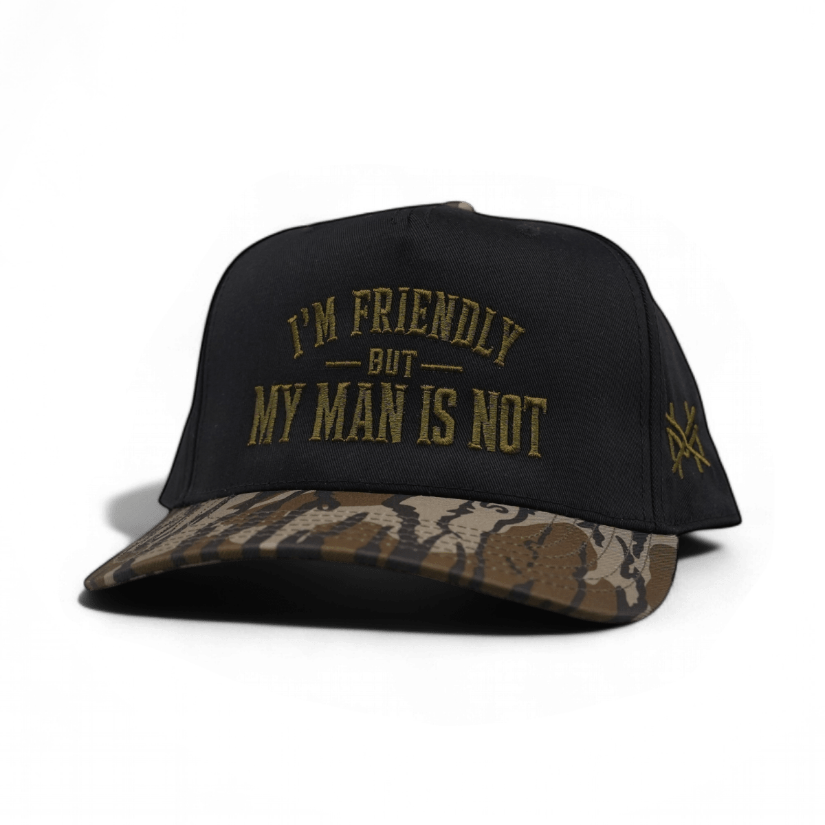 I'm Friendly My Man is Not Snapback Hat