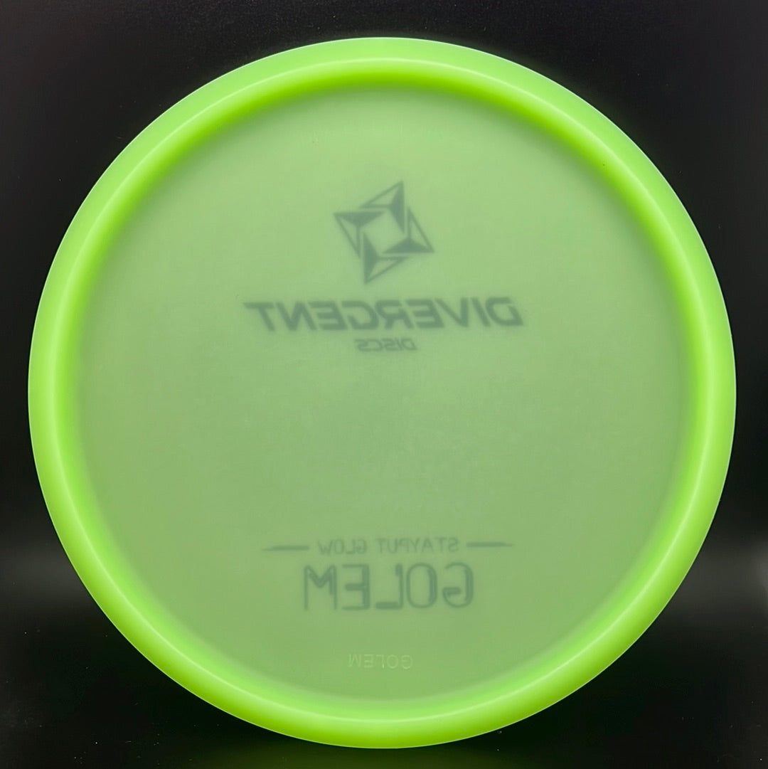StayPut Glow Golem - First Glow Rubber Disc