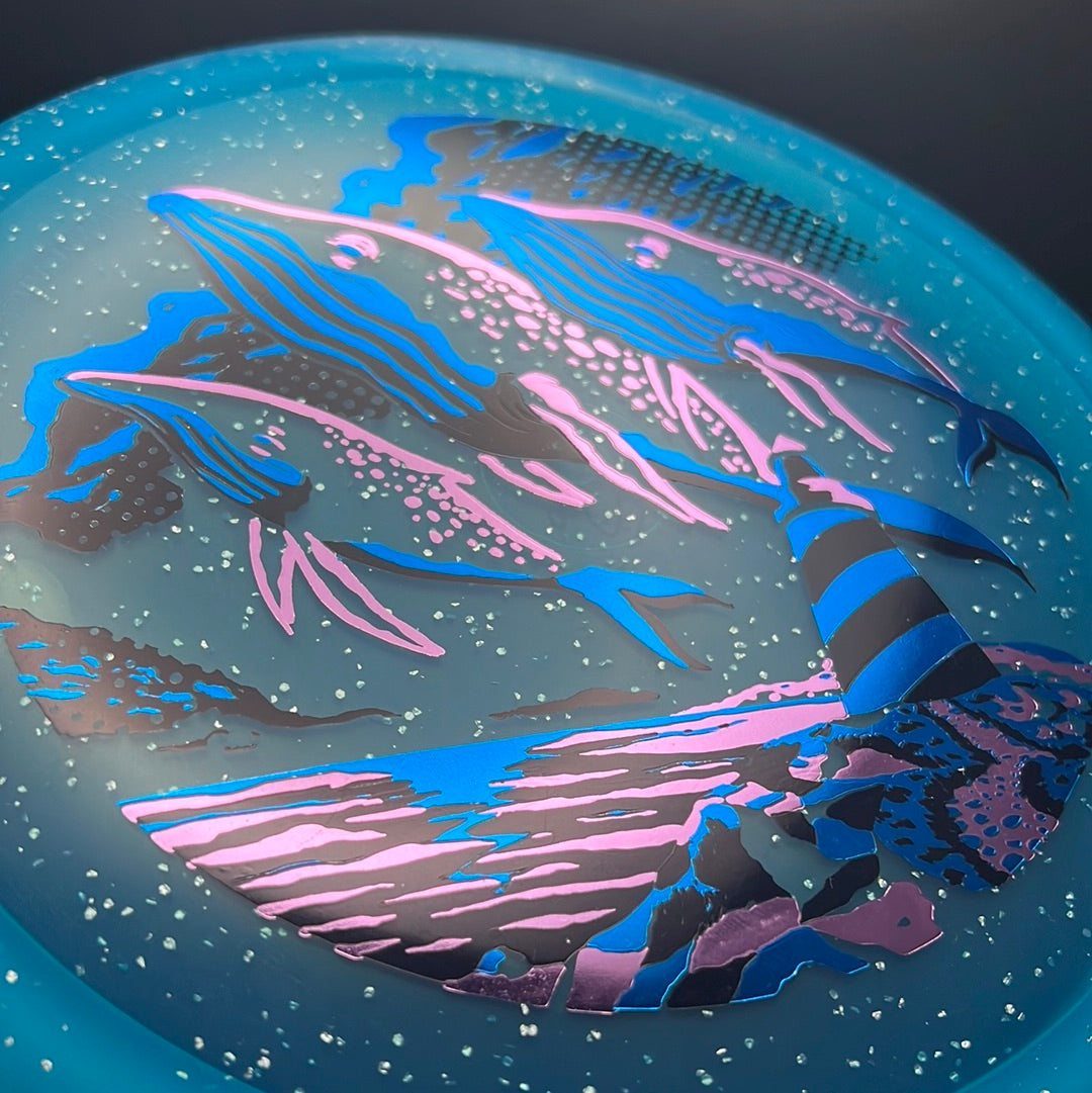 Metal Flake C-Blend Exodus - Flying Whales Triple Foil Stamp