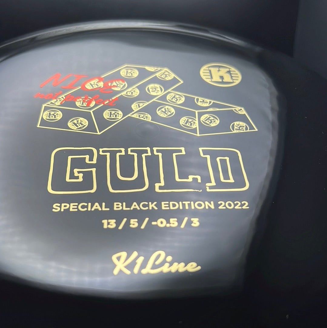 K1 Guld - Special Black Edition - "Nice Not Perfect" X-Out