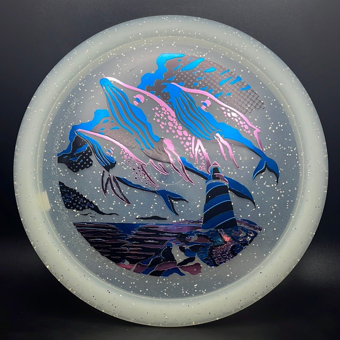 Metal Flake C-Blend Exodus - Flying Whales Triple Foil Stamp