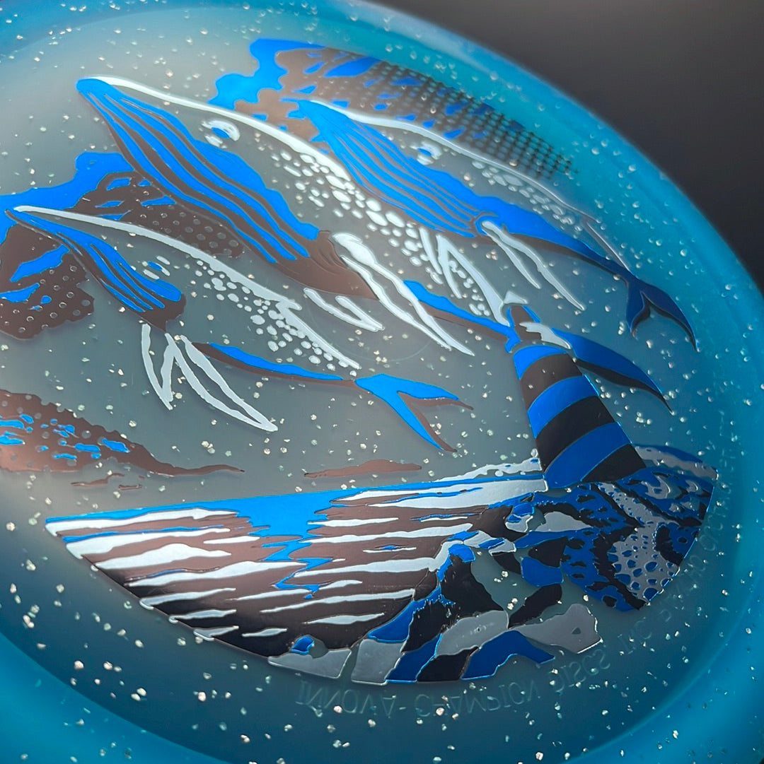 Metal Flake C-Blend Exodus - Flying Whales Triple Foil Stamp