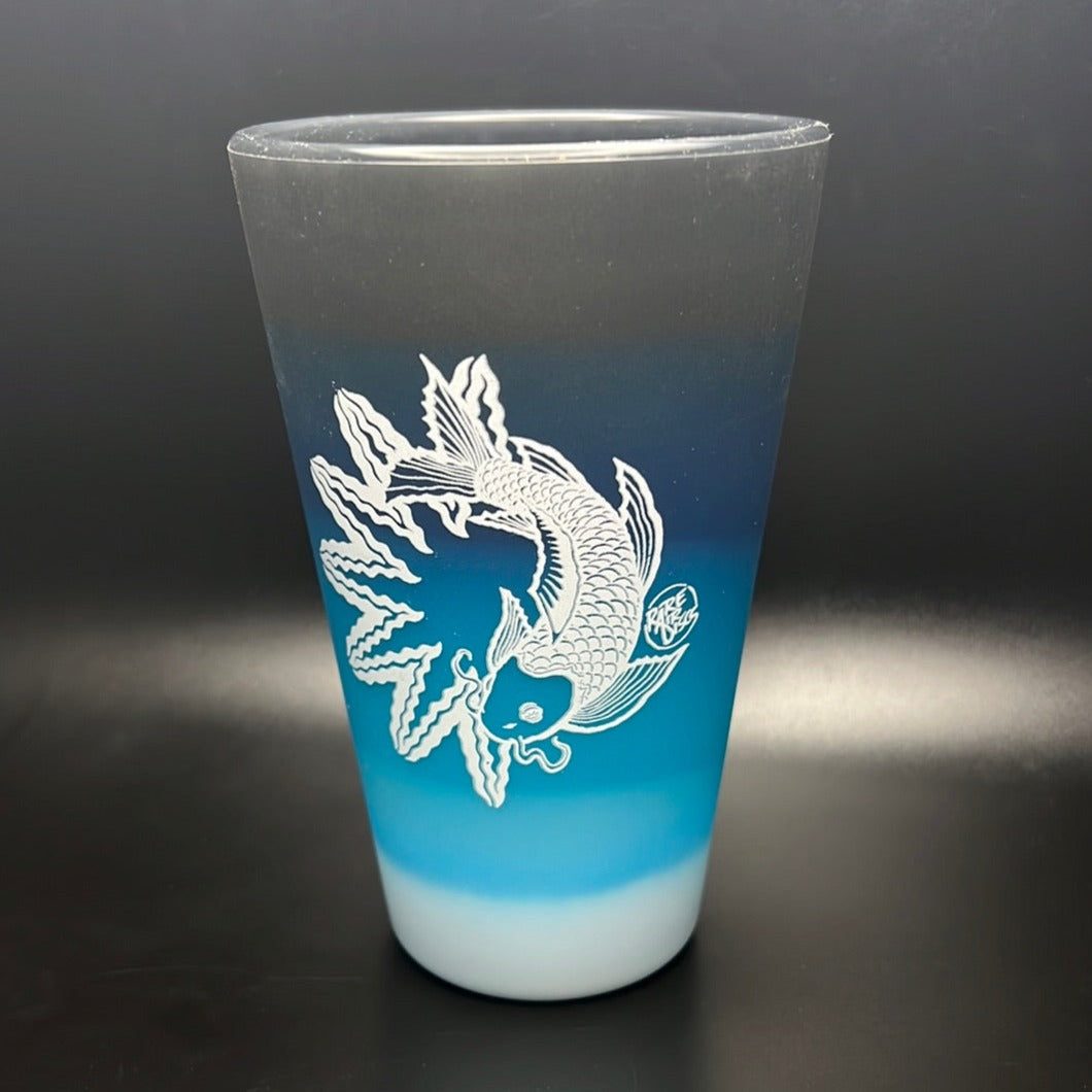 Silicone Pint Glass (16 Oz) - RAD Koi Stamped!