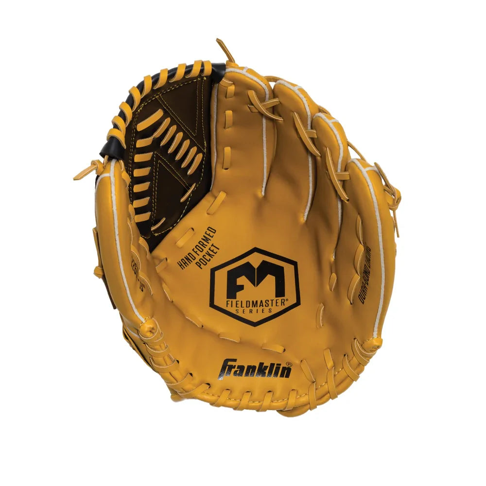 Franklin Right-handed Baseball Glove, 13" - Black/Tan 22601