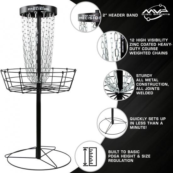 MVP Black Hole Precision Basket- Drop Ship